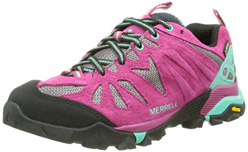 Merrell Damen Capra GTX Trekking-& Wanderhalbschuhe, Pink-Rose (Bright Pink) von Merrell