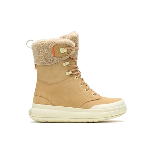 Merrell Unisex Marquette Thermo Tall Zip WP Sneaker, Light Brown, 40.5 EU von Merrell