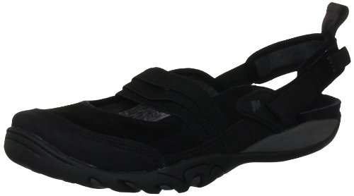 Merrell Damen Mimosa Ginger Mary Jane Halbschuhe, Schwarz (Black) von Merrell