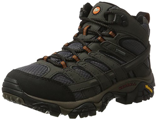 Merrell Damen Moab 2 Mid Gore-tex Trekking- & Wanderstiefel, Grau (Beluga), 39 EU von Merrell