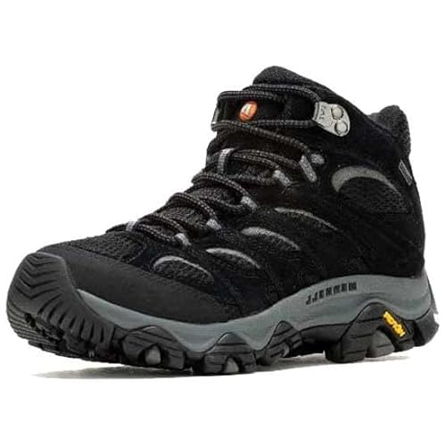 Merrell Damen Moab 3 Mid GTX Wanderstiefel, Black/Grey, 37 EU von Merrell