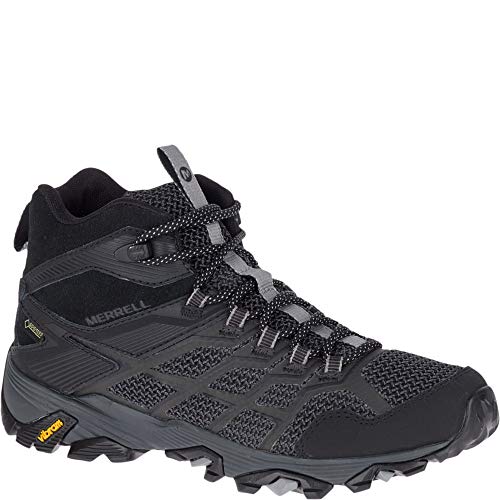 Merrell Herren Moab FST 2 MID GTX Walking Shoe, Black, 42.5 EU von Merrell