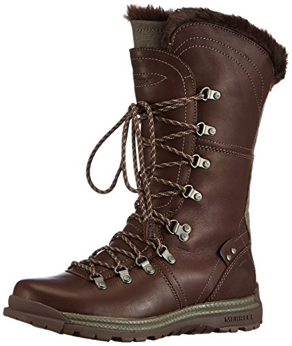 Merrell Damen Natalya WTPF Schlupfstiefel, Grau (Falcon) von Merrell