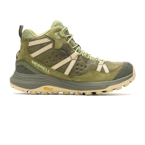 Merrell Damen Siren 4 Traveller MID WP Walking-Schuh, Mosstone, 43 EU von Merrell