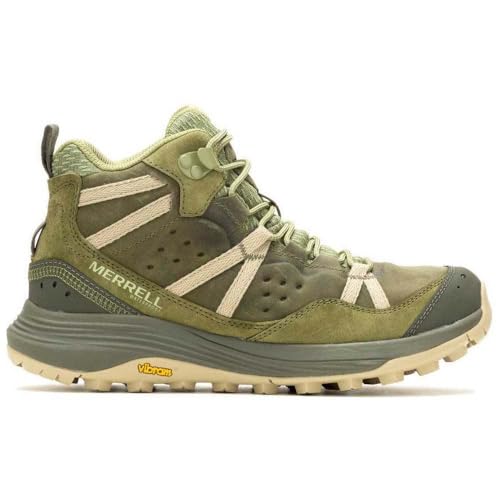 Merrell Damen Siren 4 Traveller Mid Wp Walking-Schuh, Mosstone, 42.5 EU von Merrell