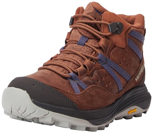 Merrell Damen Siren 4 Traveller Mid Wp Walking-Schuh, Nussschalensamt, 40.5 EU von Merrell