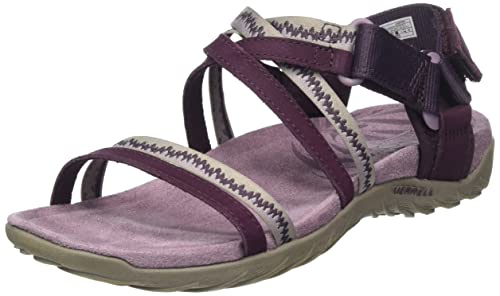 Merrell Damen Terran 3 Cush Gitter Sandale, Burgunderfarben, 37 EU von Merrell