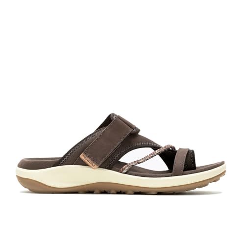 Merrell Damen Terran 4 Pfosten Schiebe-Sandalen, Braun Bracken, 36 EU von Merrell