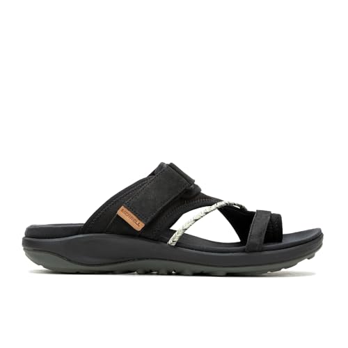 Merrell Damen Terran 4 Pfosten Schiebe-Sandalen, Schwarz, 39 EU von Merrell