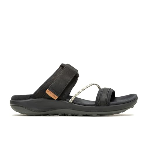 Merrell Damen Terran 4 Rutsche Schiebe-Sandalen, Schwarz, 39 EU von Merrell