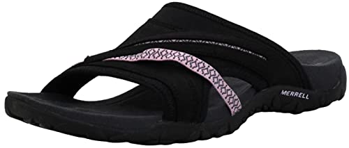 Merrell Damen Terran Slide II, Schwarz / Lila, 8 von Merrell