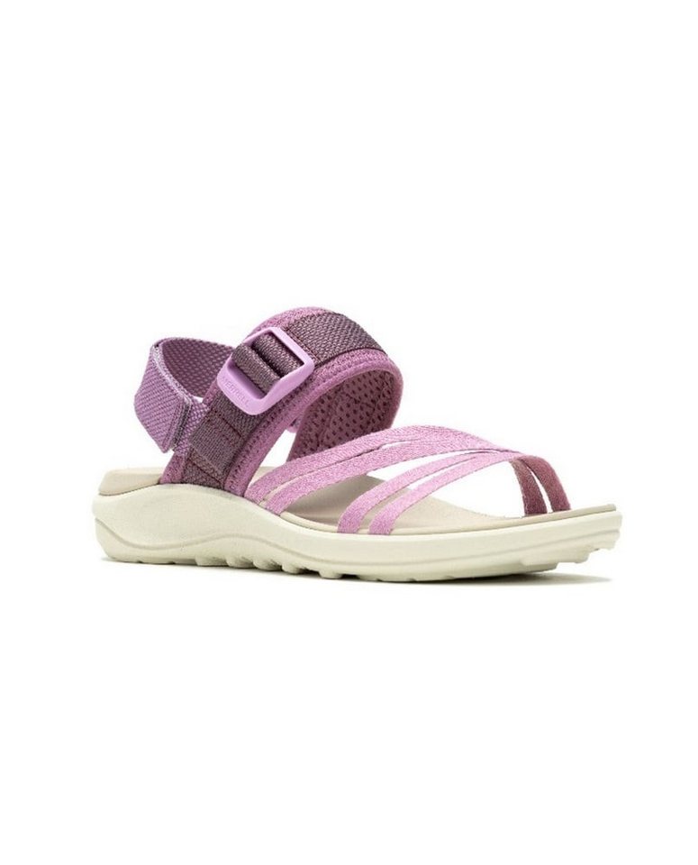 Merrell District 4 Backstrap (aus Vollnarbenleder) mauve violett Damen Sandale von Merrell