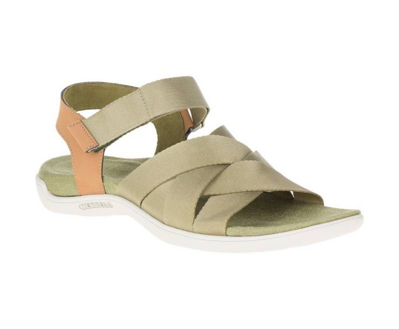 Merrell District Maya Backstrap Air Cushion-Dämpfung olive Damen Sandale von Merrell