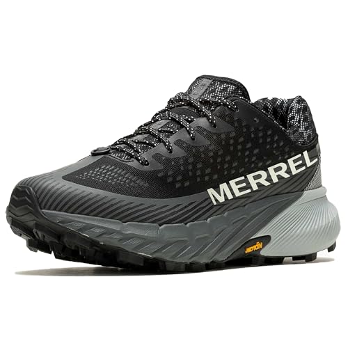 Merrell Herren Agility Peak 5 Sneaker, Schwarz Black Granite, 43 EU von Merrell