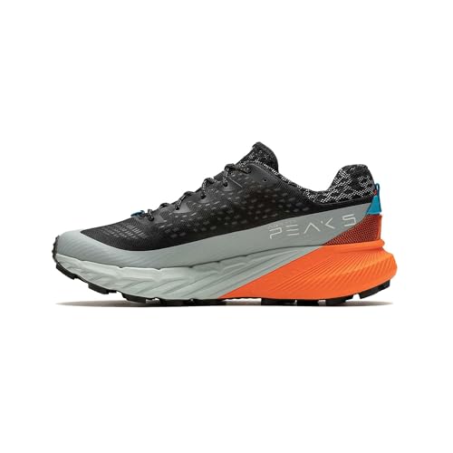 Merrell Herren Agility Peak 5-Schwarz/Orange Sneaker, 43 EU von Merrell