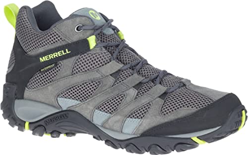 Merrell Herren Alverstone Mid Wanderschuh, Granit/Gelbgrün, 44 EU Merrell Herren Alverstone Mid Wanderschuh, Granit/Gelbgrün, 44 EU von Merrell