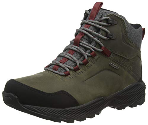 Merrell Herren FORESTBOUND MID WP Hiking Boot, Grey, 40 EU von Merrell