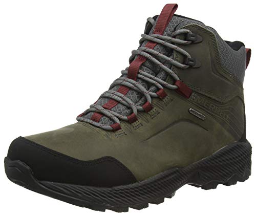 Merrell Herren FORESTBOUND MID WP Hiking Boot, Grey, 44.5 EU von Merrell