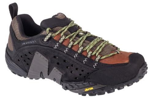 Merrell Herren Intercept Walking-Schuh, Schwarze Nussschale, 41.5 EU von Merrell