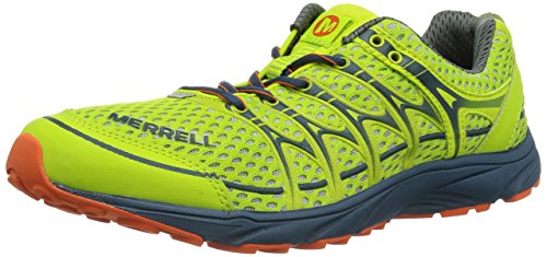 Merrell Herren Mix Master Move Laufschuhe, Mehrfarbig (Lime/Blue Wine), 42 EU von Merrell