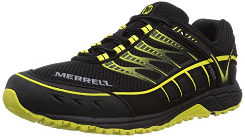 Merrell Herren Mix Master TUFF GTX Traillaufschuhe, Schwarz (Black/Zest), 50 von Merrell