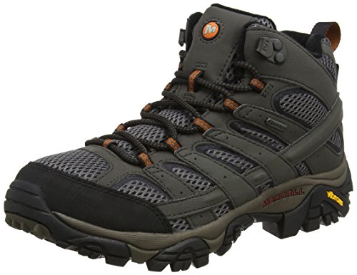 Merrell Herren Moab 2 Mid Gtx Trekking- & Wanderstiefel, Beluga, 43 EU von Merrell