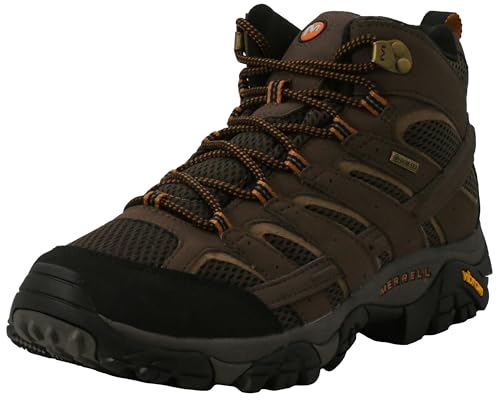 Merrell Herren Moab 2 Mid Gtx Trekking- & Wanderstiefel, Braun Earth, 43.5 EU von Merrell