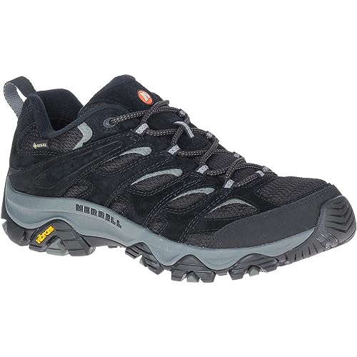 Merrell Herren Moab 3 GTX Wanderschuh, Black Grey, 41.5 EU von Merrell