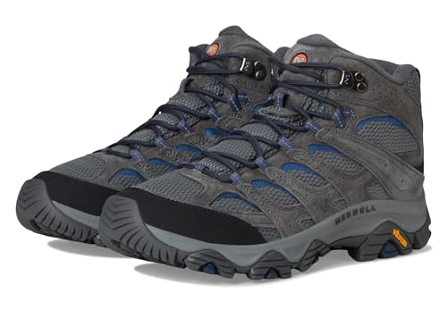 Merrell Herren Moab 3 Mid Wanderstiefel, Granit, 46 EU Weit von Merrell