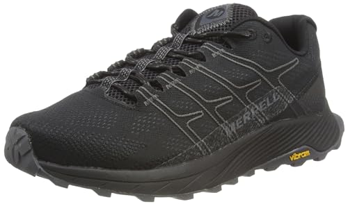 Merrell Herren Moab Flight Sneaker, Schwarzer Asphalt, 41 EU von Merrell