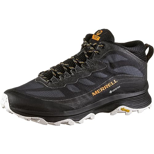 Merrell Herren Moab Speed MID Trekking-& Wanderstiefel, Schwarz, 45 EU von Merrell