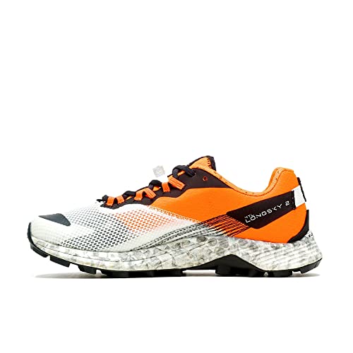 Merrell Herren Mtl Long Sky 2-Weiß/Orange Sneaker, 41.5 EU von Merrell