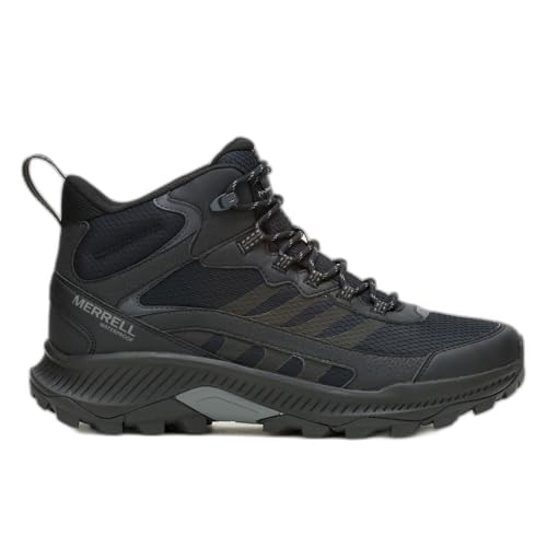 Merrell Herren Speed Strike 2 Mid Wasserdichter Wanderschuh, Schwarz, 7 von Merrell
