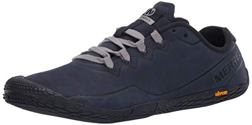 Merrell Herren Vapor Glove 3 Luna Leather Sneakers, Blau Navy Navy, 44.5 EU von Merrell
