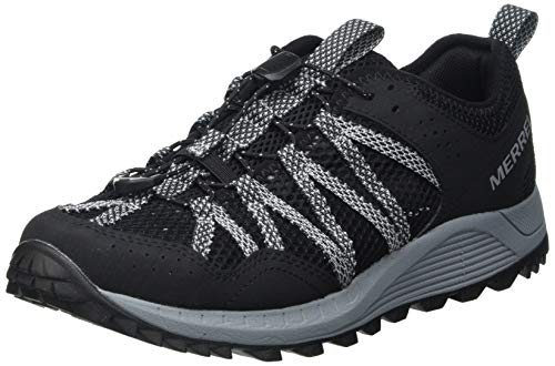 Merrell Herren Wildwood AEROSPORT Walking Shoe, Black, 43.5 EU von Merrell