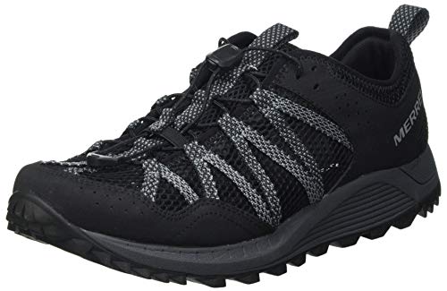 Merrell Herren Wildwood AEROSPORT Walking Shoe, Black, 45 EU von Merrell