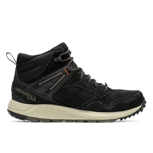 Merrell Herren Wildwood Mid Ltr Wp Sneaker, Schwarz, 44.5 EU Merrell Herren Wildwood Mid Ltr Wp Sneaker, Schwarz, 44.5 EU von Merrell