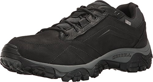 Merrell Homme Moab Adventure Lace Wtpf Trekking-& Wanderhalbschuhe, Schwarz (Noir), 43 EU (8.5 UK) von Merrell