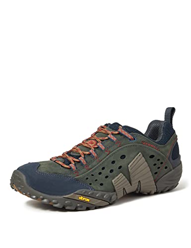 Merrell Herren Intercept Trekking Wanderhalbschuhe, Lue, 38.5 EU von Merrell