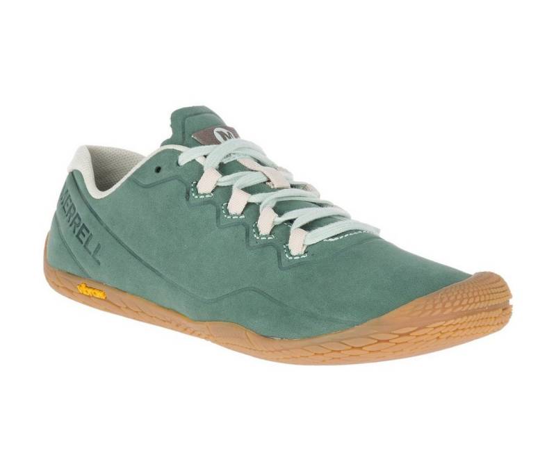Merrell Minimal-Laufschuhe Vapor Glove 3 Luna Leder grün Damen Wanderschuh von Merrell