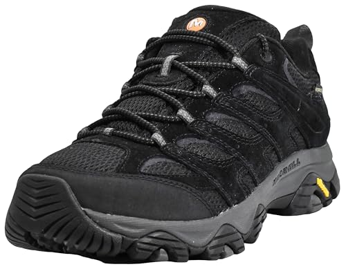 Merrell Moab 3 Herren-Wanderschuhe, Schwarz (Black Night), 45 EU Weit von Merrell