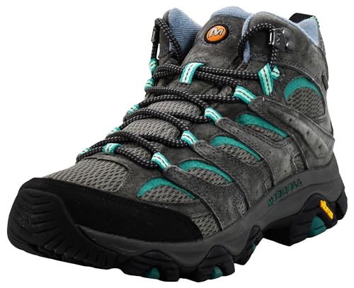 Merrell Moab 3 Mid Damen-Wanderschuhe, wasserdicht, Grau Dunkel, 7.5 US von Merrell