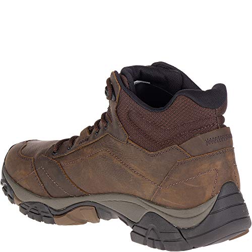 Merrell Herren Moab Adventure Mid Wp Trekking Wanderstiefel, Braun Dunkle Erde, 45 EU von Merrell