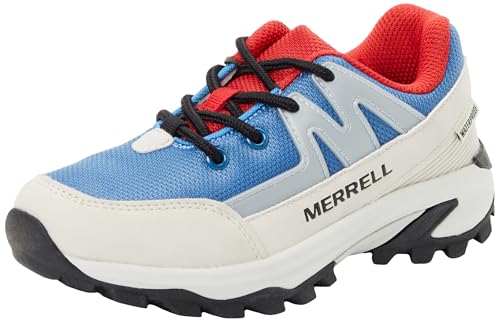 Merrell Moab Speed 2 FST Wp Sneaker, Blau/Rot, 33 EU von Merrell