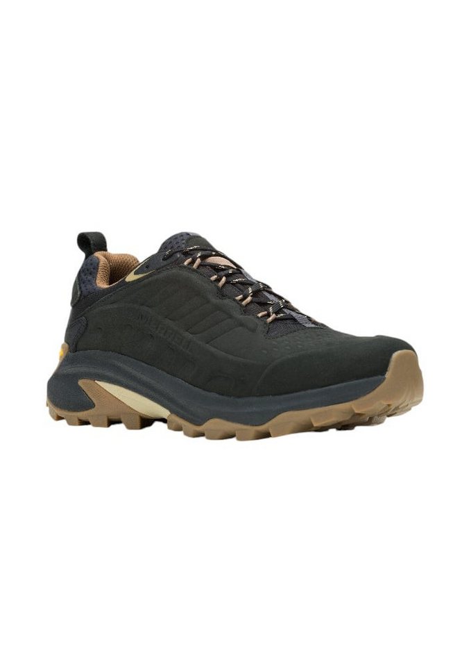 Merrell Moab Speed 2 Leather WP (Nubukleder, wasserdicht) schwarz Herren Wanderschuh von Merrell