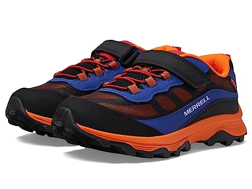 Merrell Moab Speed Low A/C WTRPF Wanderschuh, Blue/Black/ORANGE, 38 EU von Merrell