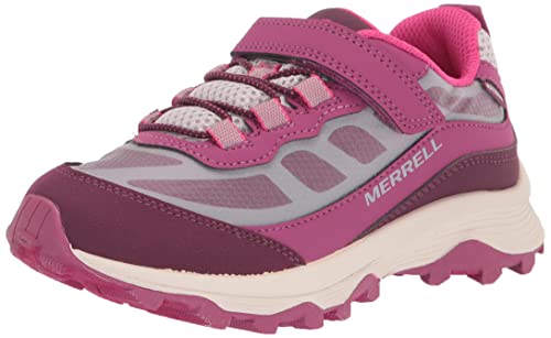 Merrell Moab Speed Low A/C WTRPF Wanderschuh, Grey/Berry, 40 EU von Merrell