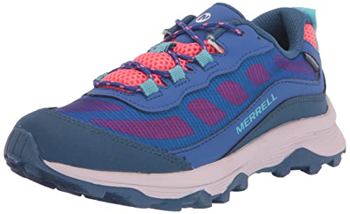 Merrell Moab Speed Low WTRPF Wanderschuh, Blue/Berry/Turq, 30 EU von Merrell