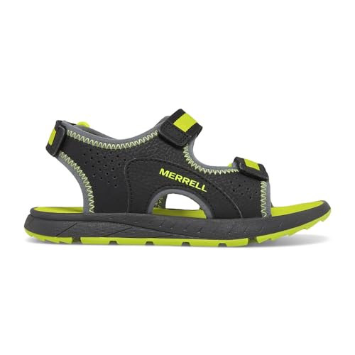 Merrell Panther Sandal 3.0 Sportsandale, Black/HI VIZ, 36 EU von Merrell