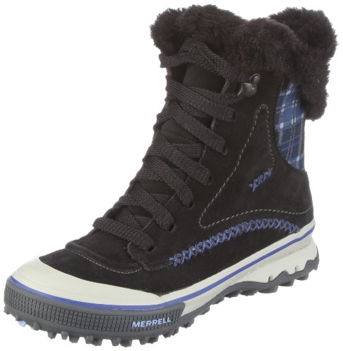 Merrell Pixie LACE Waterproof J68580, Damen Stiefel, Schwarz (Black), EU 39 von Merrell